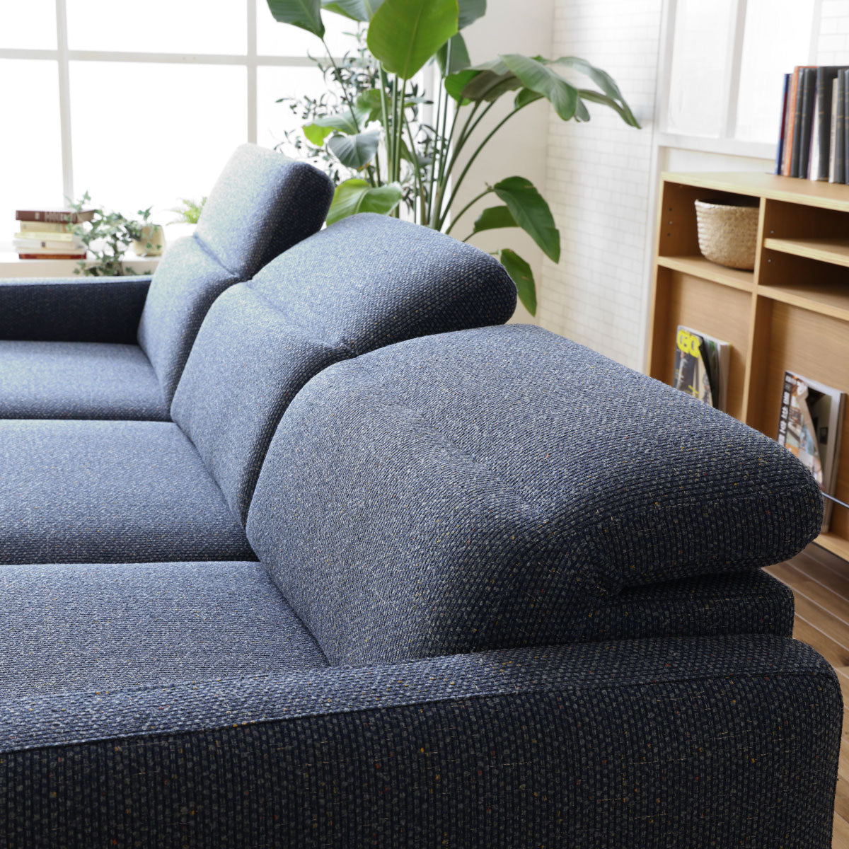 バレンナ 右スモールカウチソファ 幅241cm