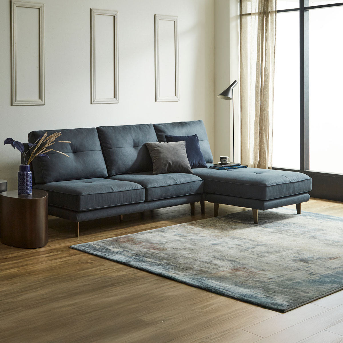 マリエッタ カウチソファ 幅219cm