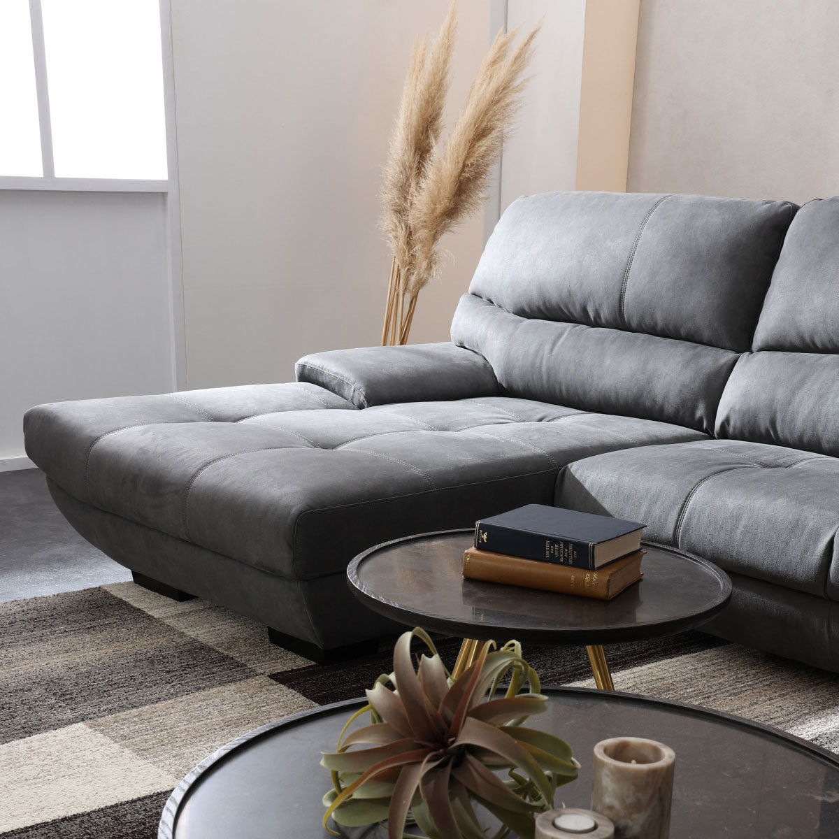 メーダ 右スモールカウチソファ 幅240cm