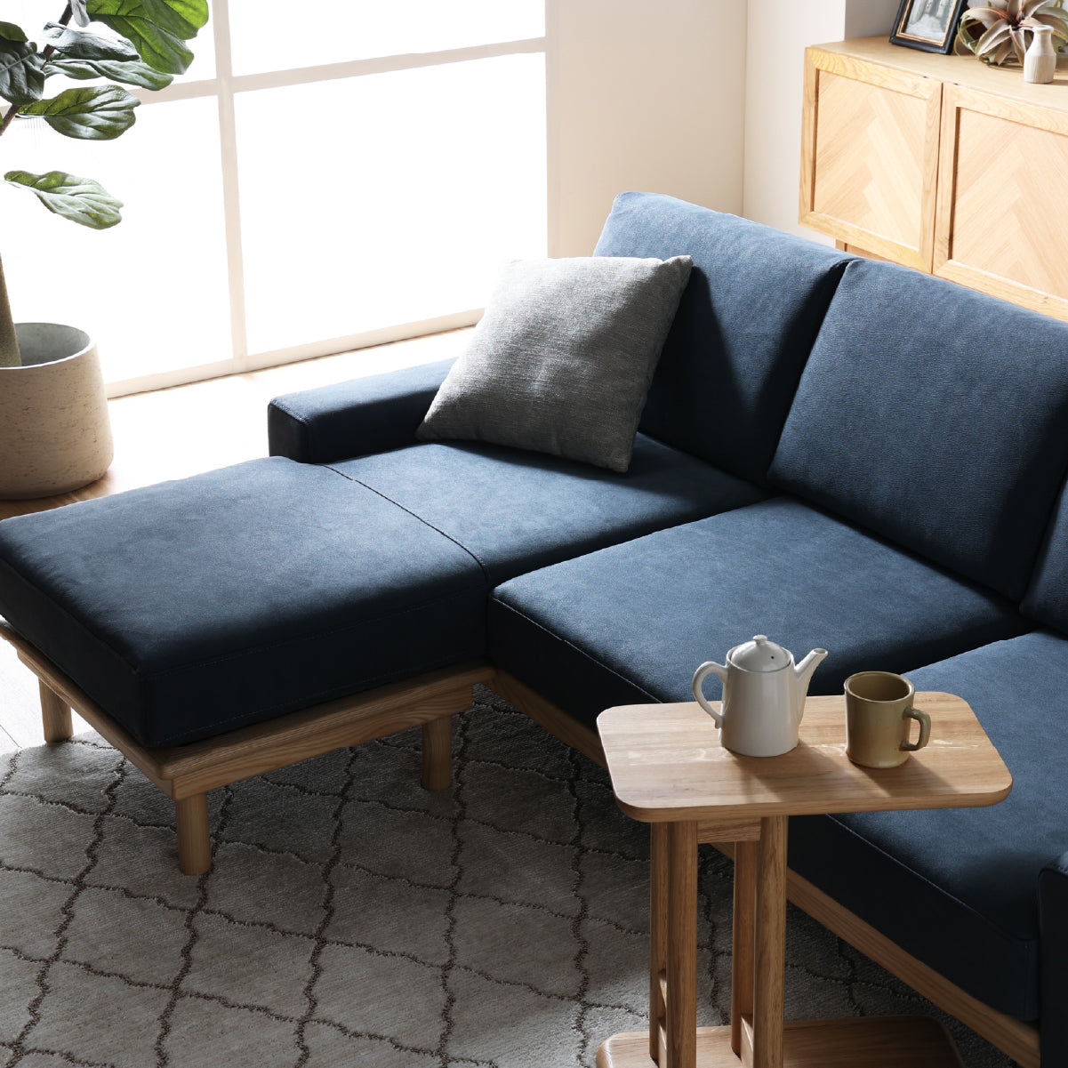 ルノ カウチソファ 幅200cm