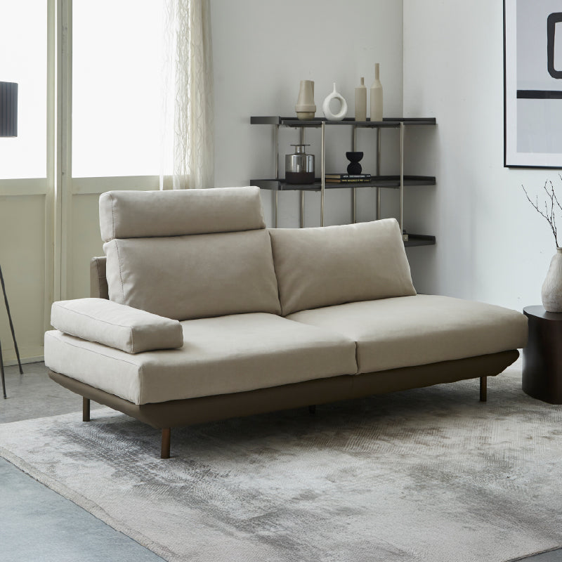 コスターナ 3人掛けソファ ブロンズゴールド脚 幅198cm