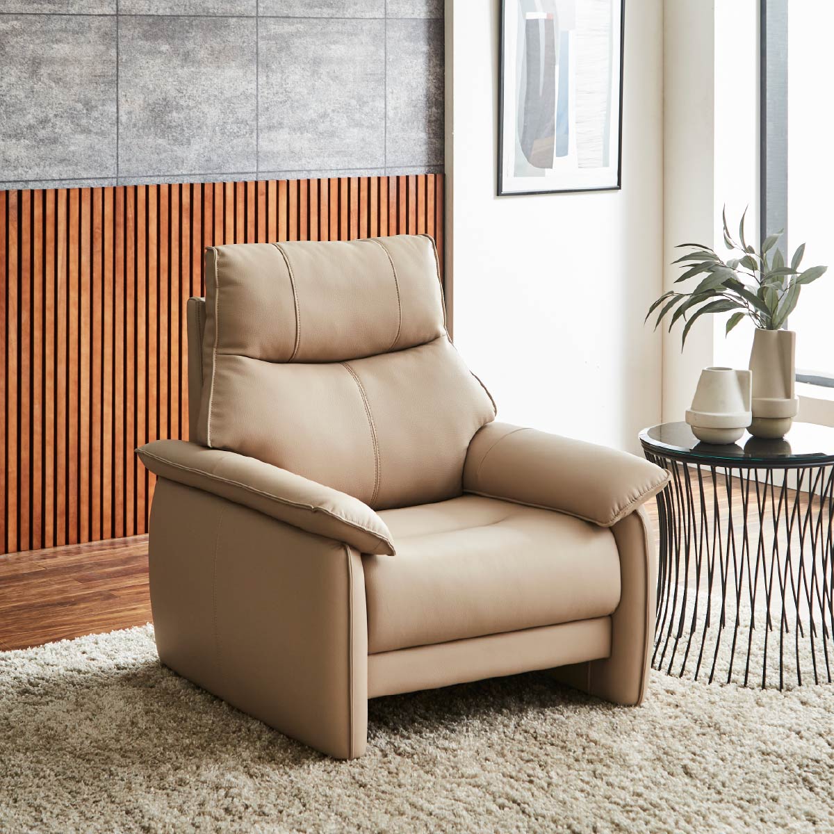 ルーシェ 1人掛けソファ 幅82cm