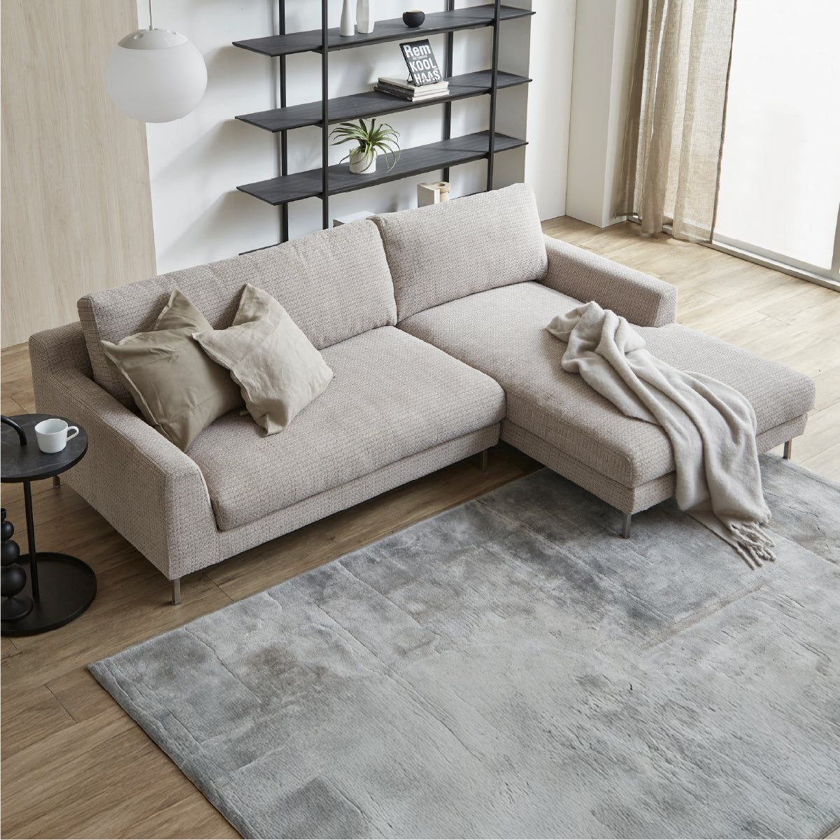 デイラート カウチソファ 幅221cm