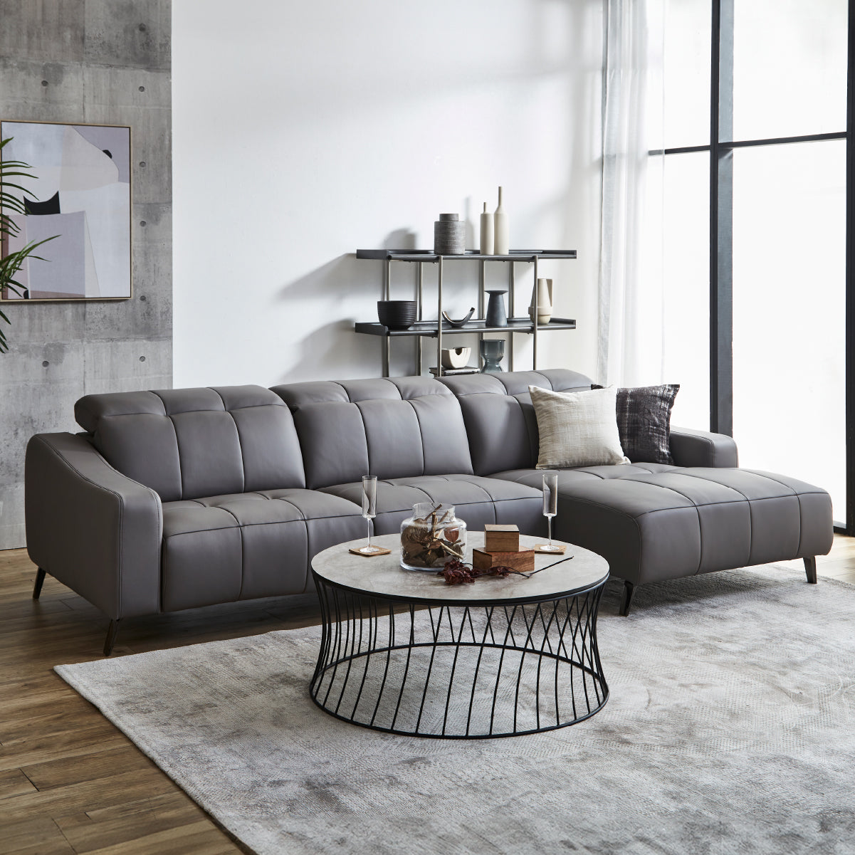 バザードⅡ 左カウチソファ 幅278cm