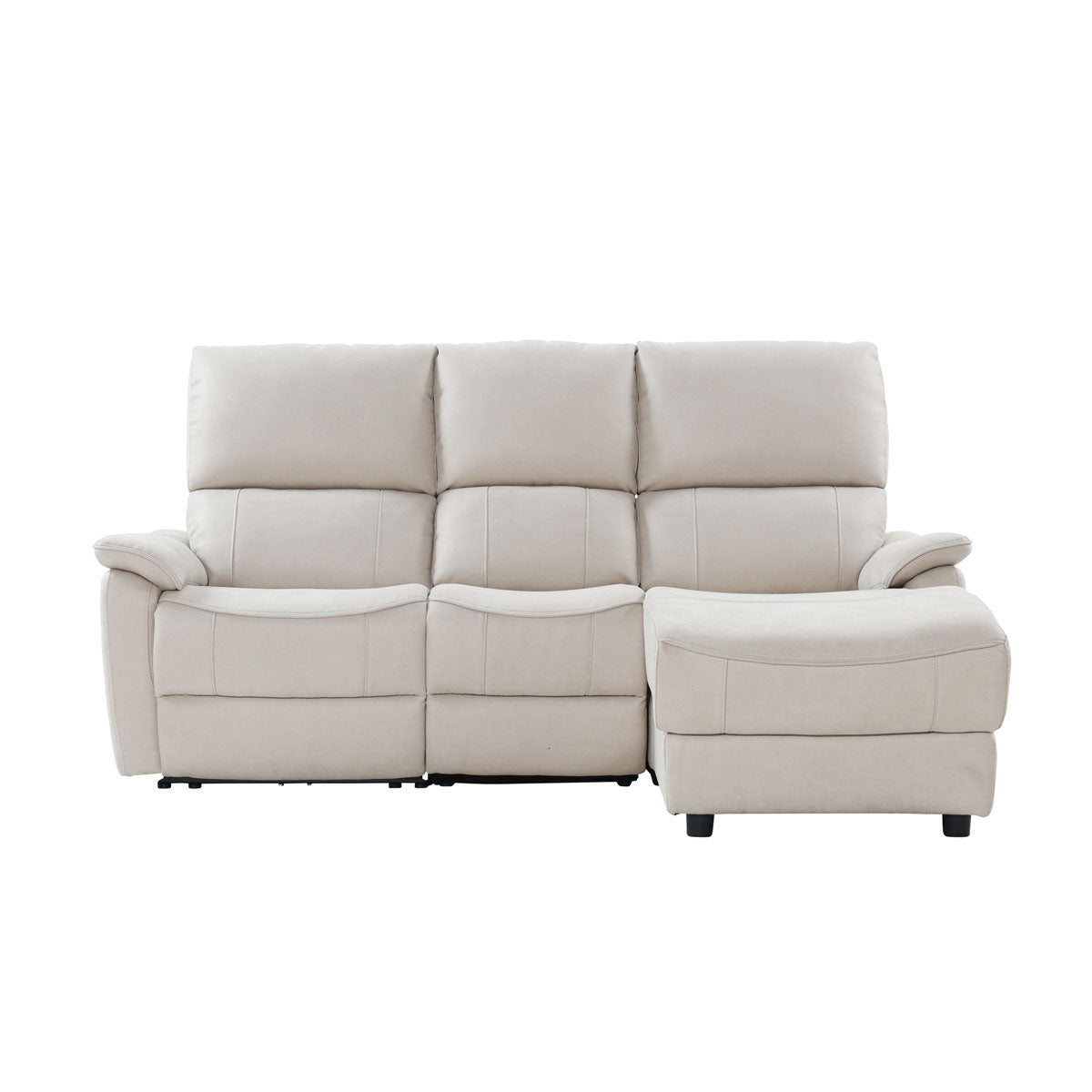 ジャグ 左電動カウチソファ 幅195cm