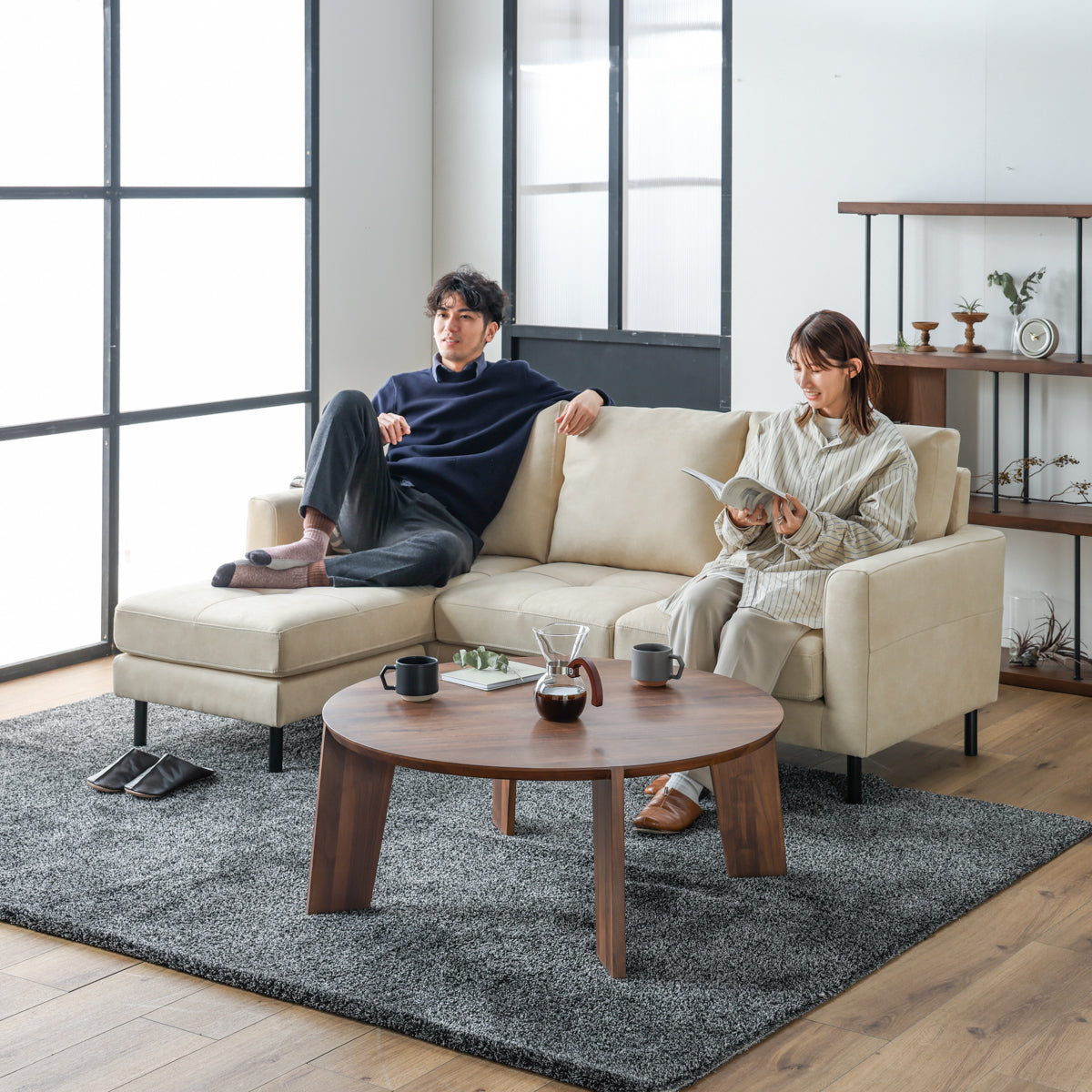 ソラン カウチソファ 幅189cm