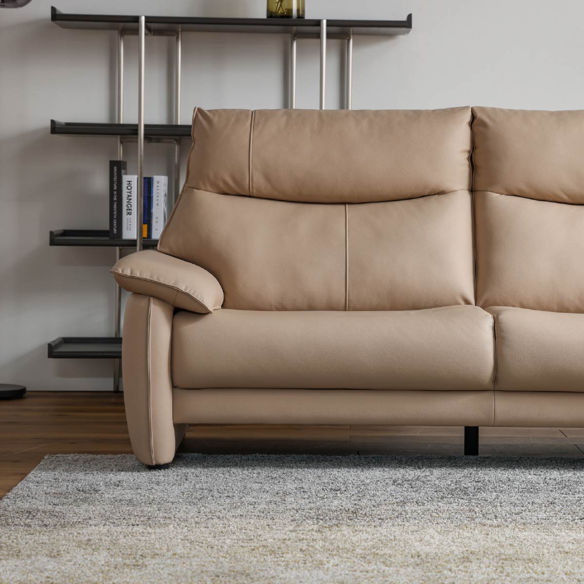 ルーシェ 2人掛けソファ 幅158cm レザーテックス