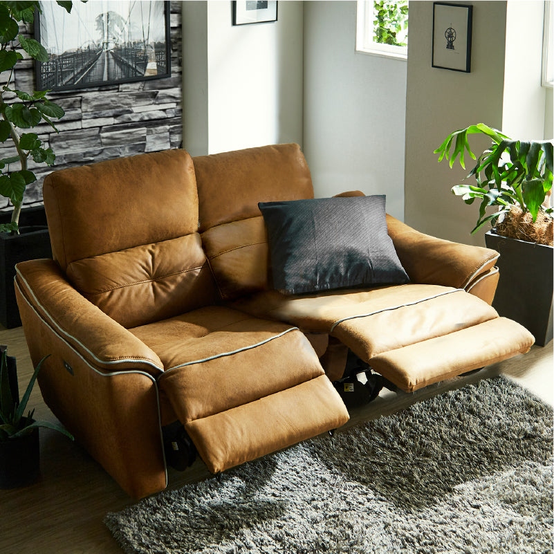 バッジオ 2人掛け電動ソファ幅142cm