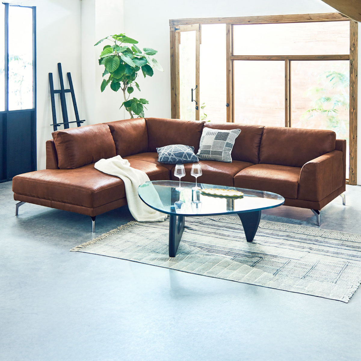 ロンバルディア 右カウチソファ 幅250cm