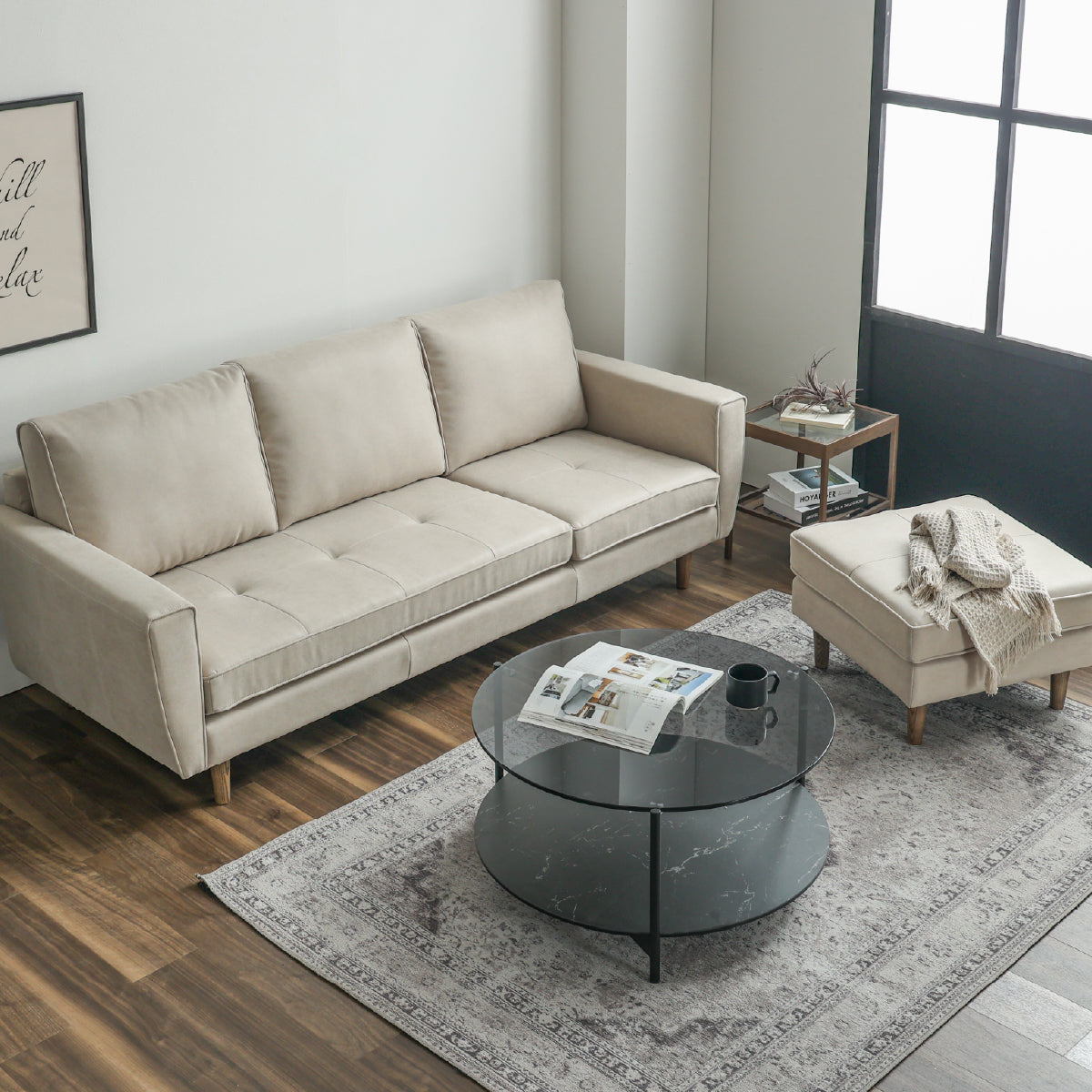 フリー カウチソファ 幅199cm