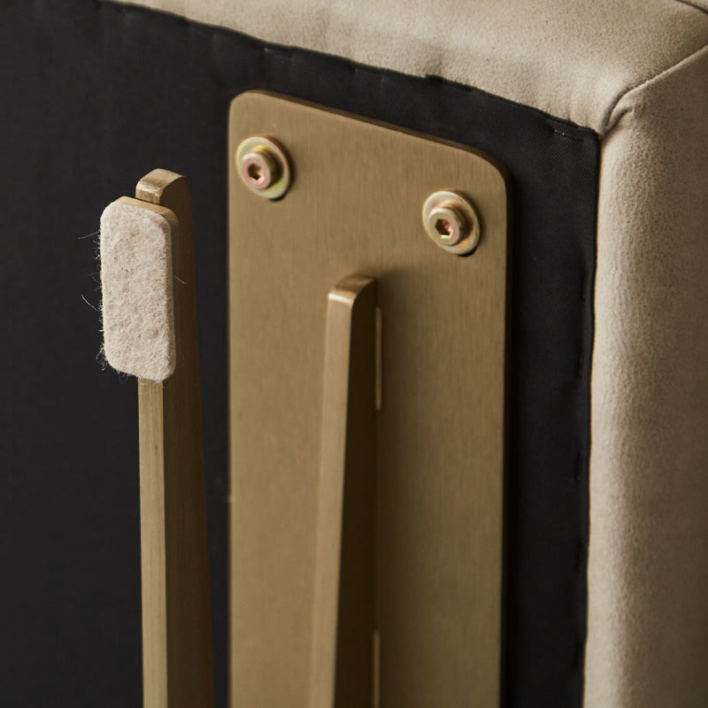 アルフレード オットマンスモール ペールゴールド脚