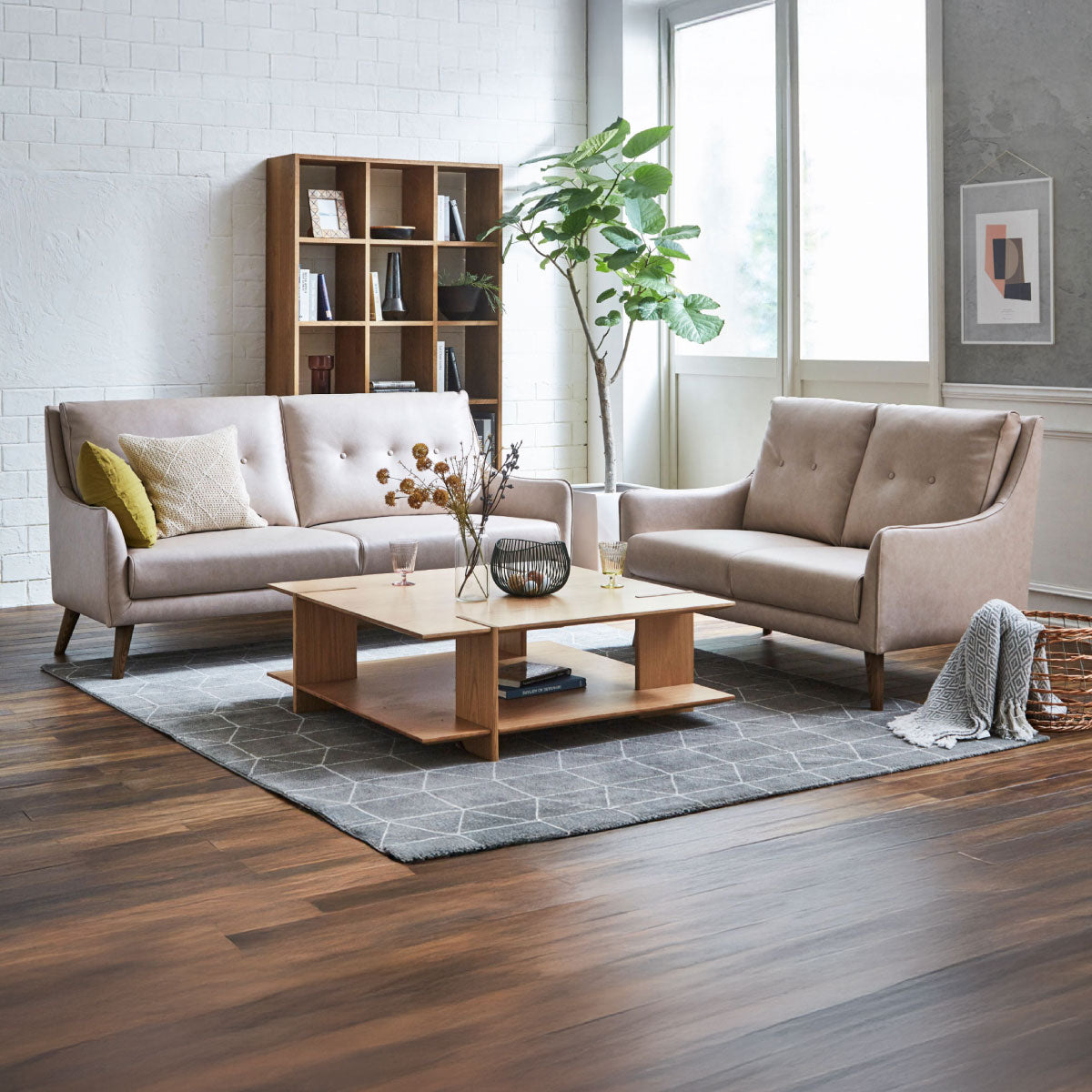 ユール 2人掛けソファ 幅130cm