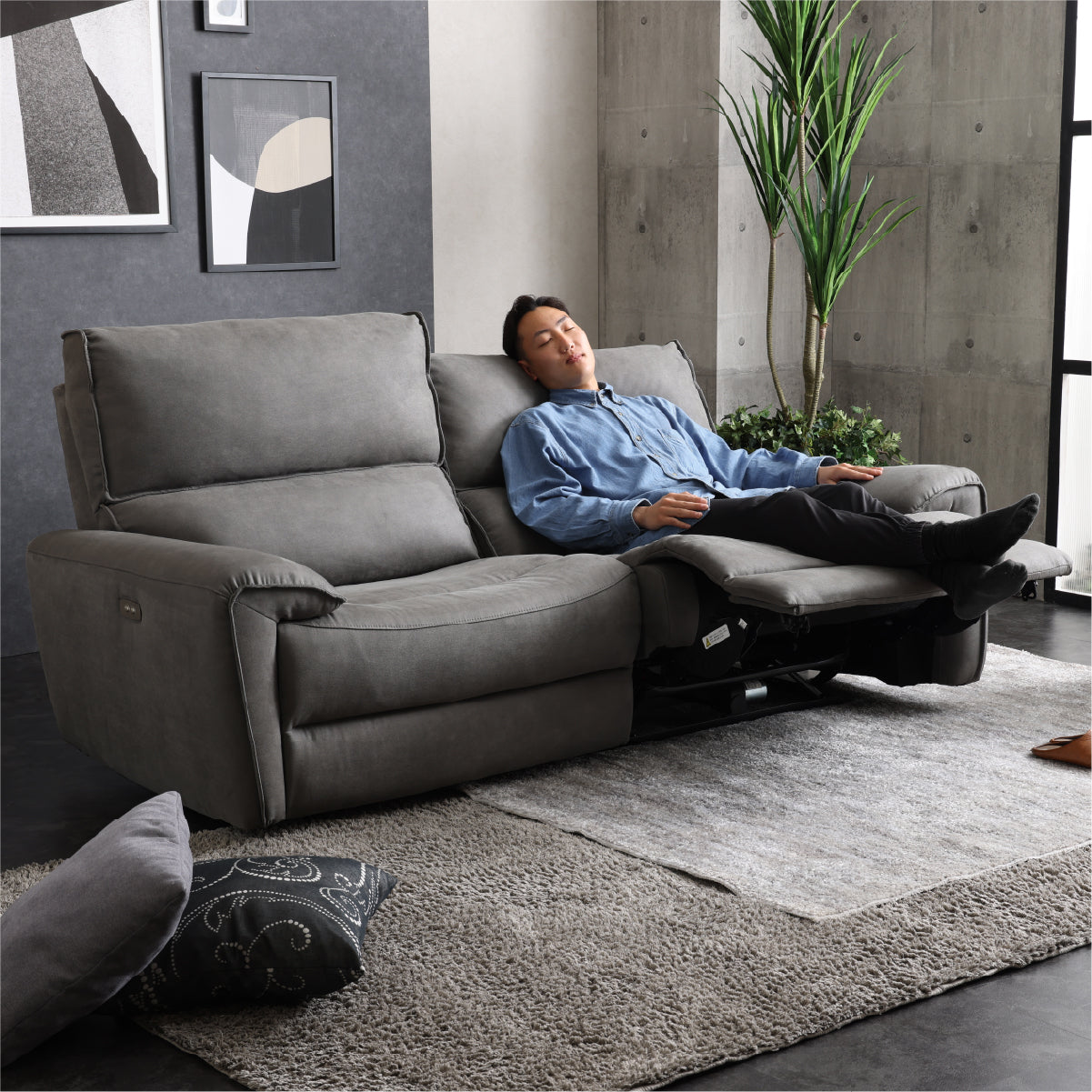 カリオ 3人掛けソファ 幅200cm