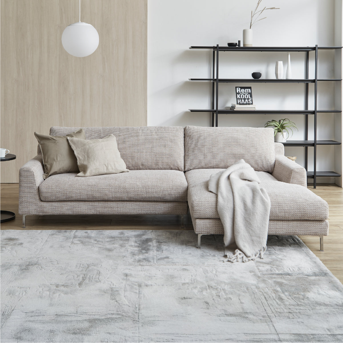 デイラート カウチソファ 幅221cm