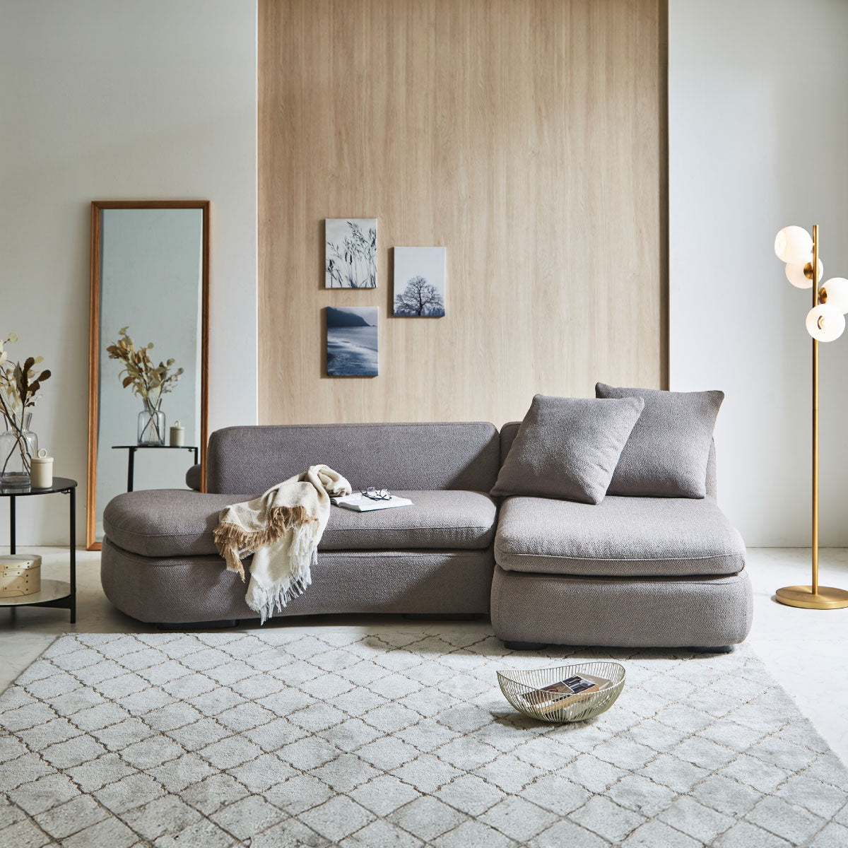 ペルネルⅡ カウチソファ 幅245cm