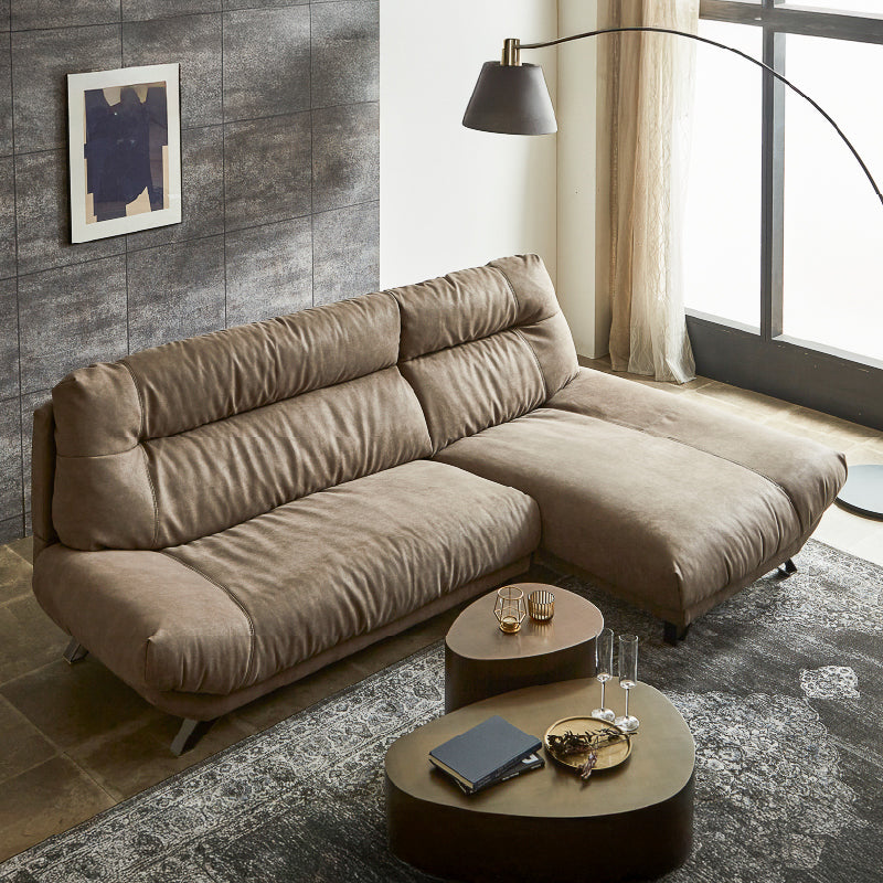 ブルネロ 左カウチソファ 幅256cm