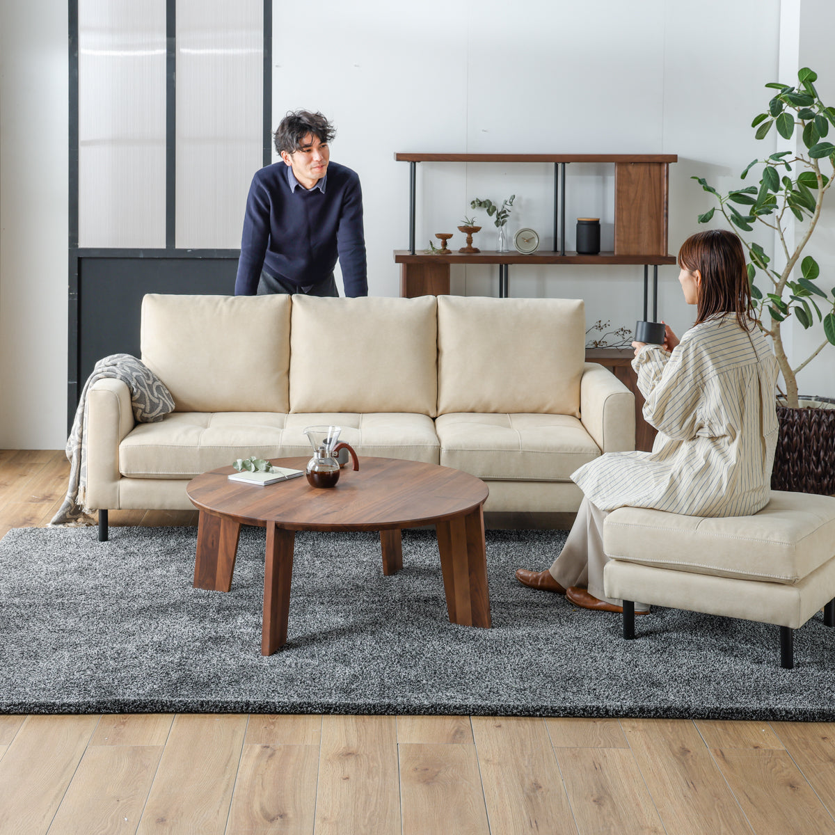 ソラン カウチソファ 幅189cm