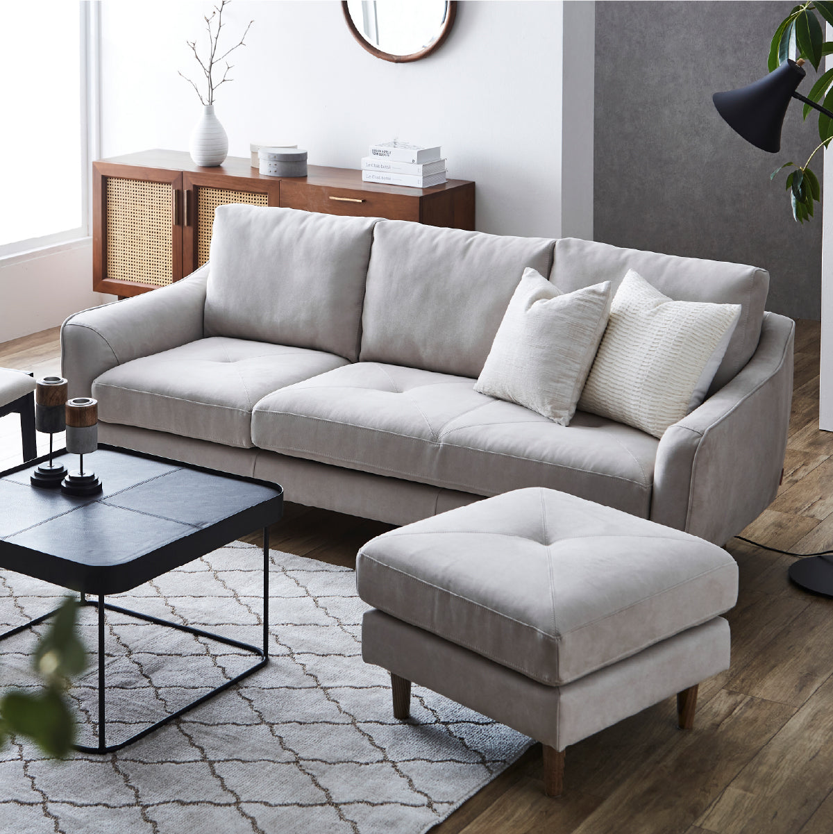 カローレ カウチソファ 幅202cm