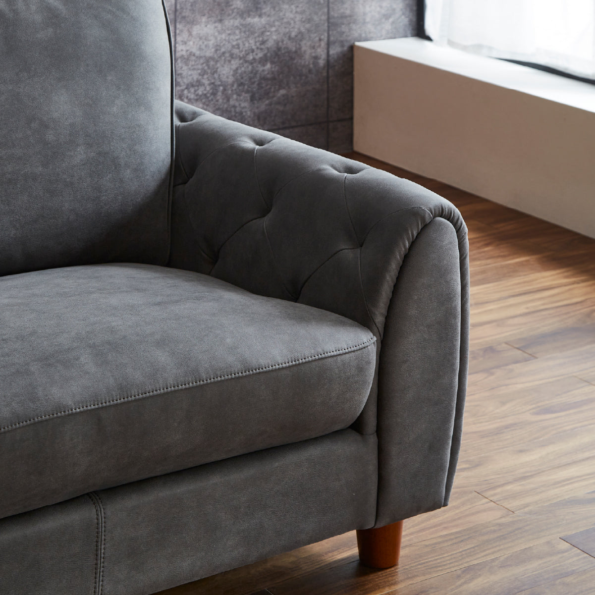 ヘンリー 右カウチソファ 幅218cm