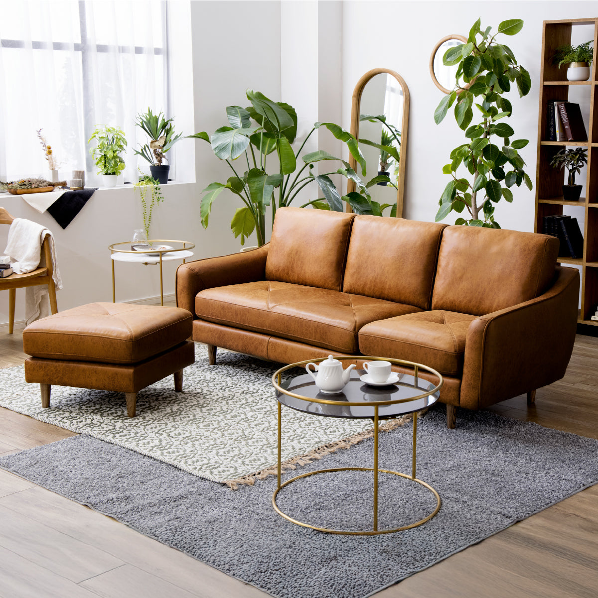 カローレ カウチソファ 幅202cm