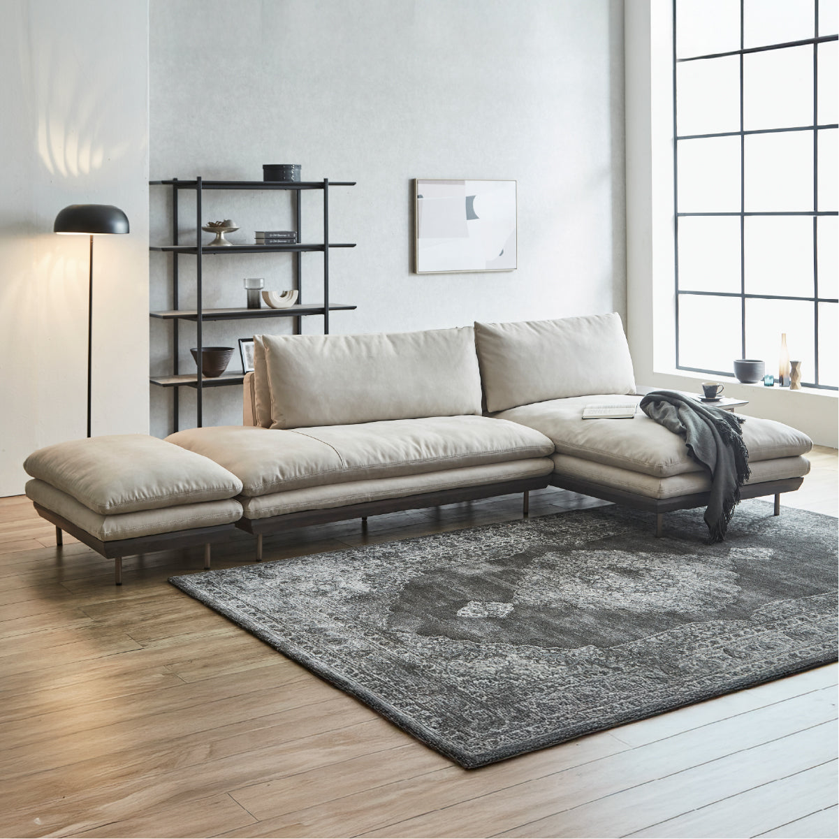 コルディナ カウチソファ 幅254cm