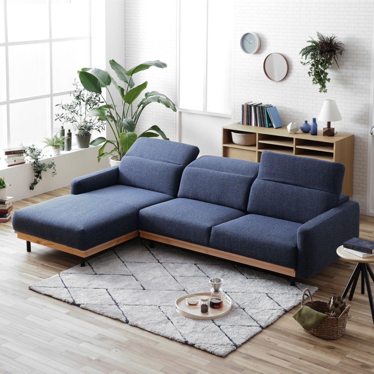 【別注】バレンナ 右カウチソファ 幅284cm