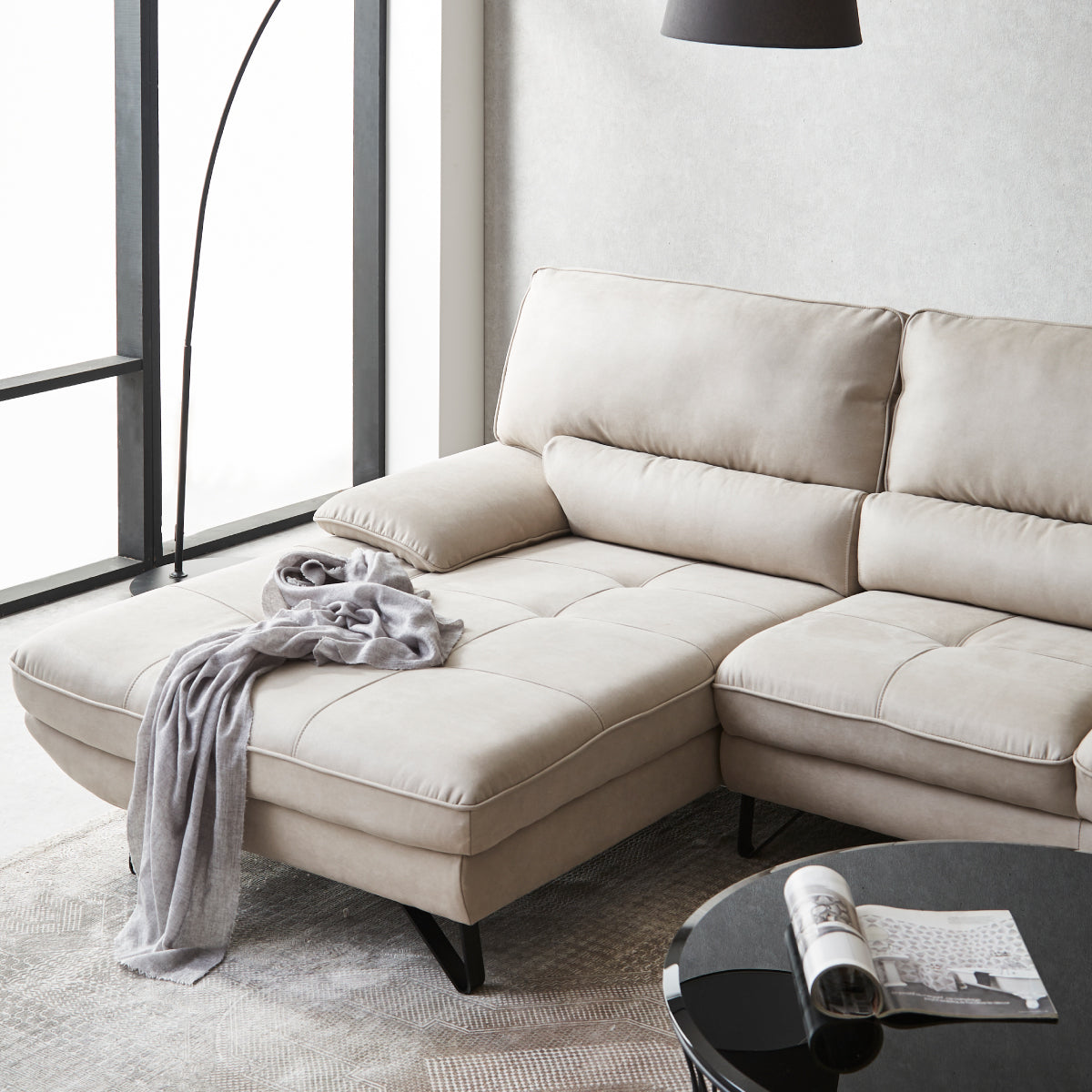 ムラーノ 左スモールカウチソファ 幅240cm