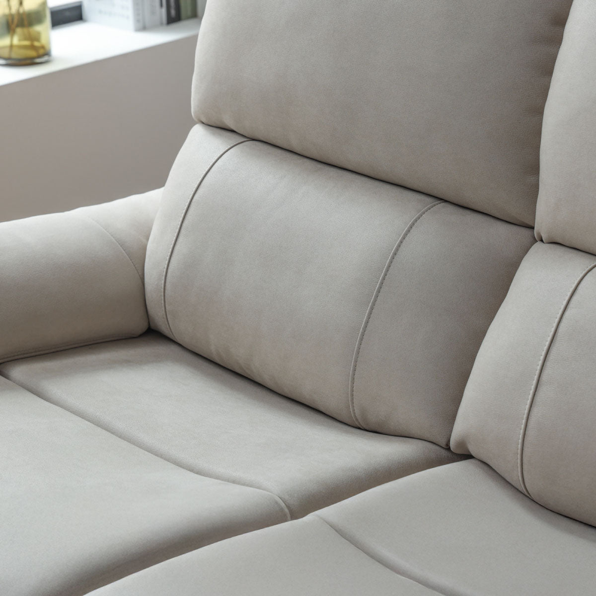 ジャグ 左電動カウチソファ 幅195cm