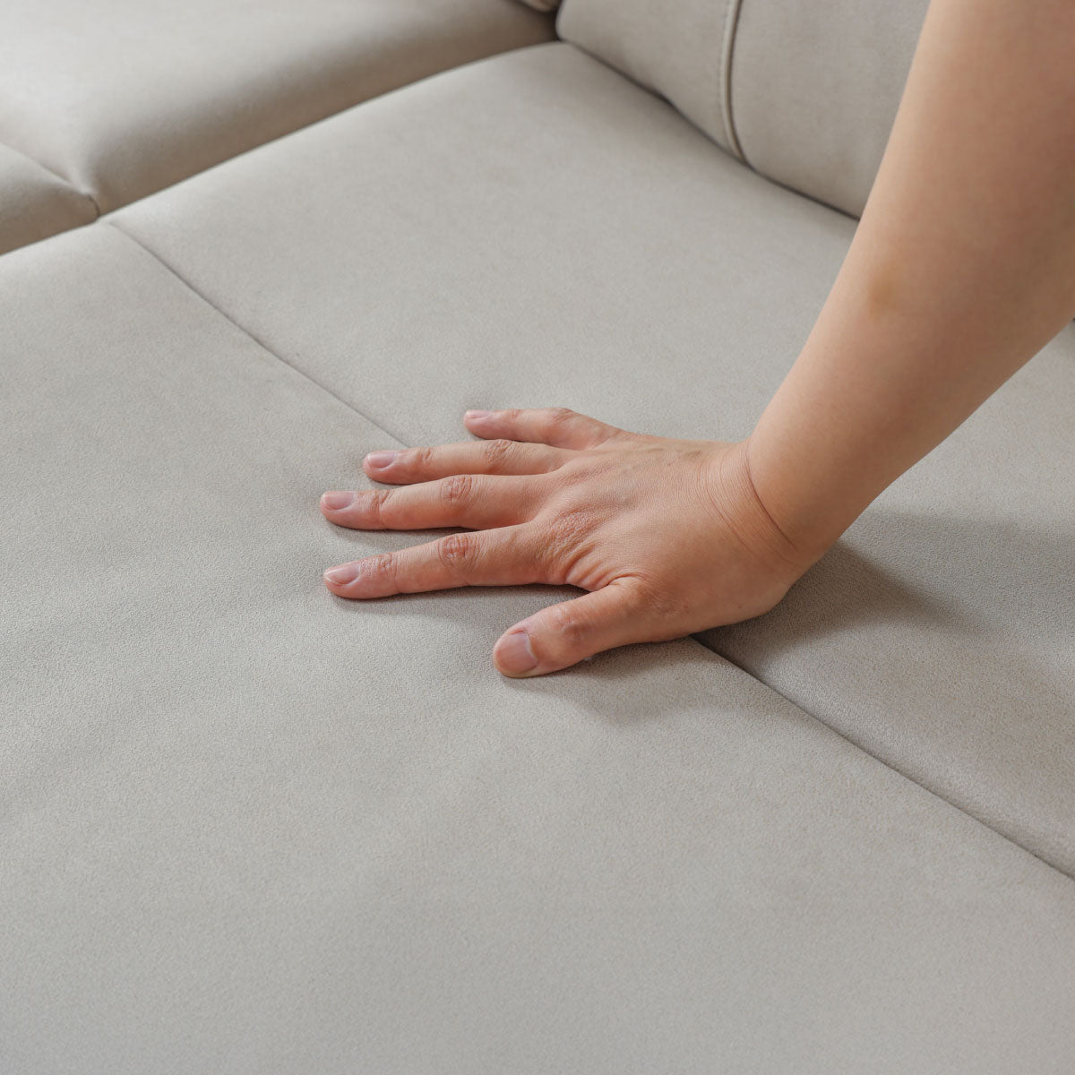 ジャグ 左電動カウチソファ 幅195cm