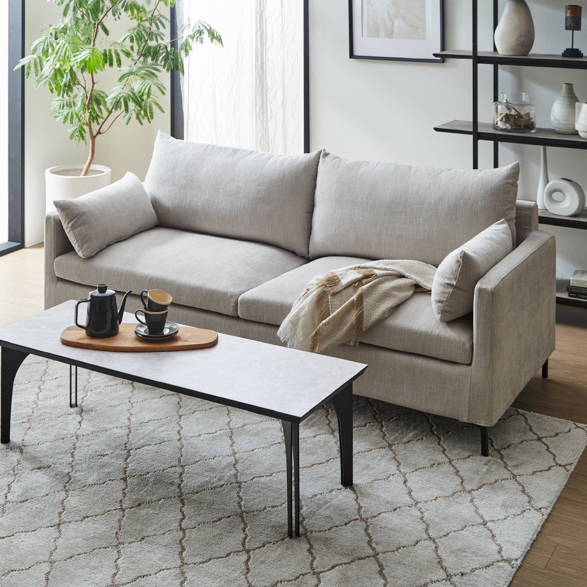 ディーノⅡ 3人掛けソファ 幅195cm