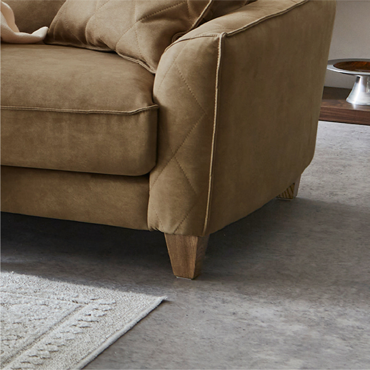 コロンバスⅡ 右カウチソファ 幅219cm