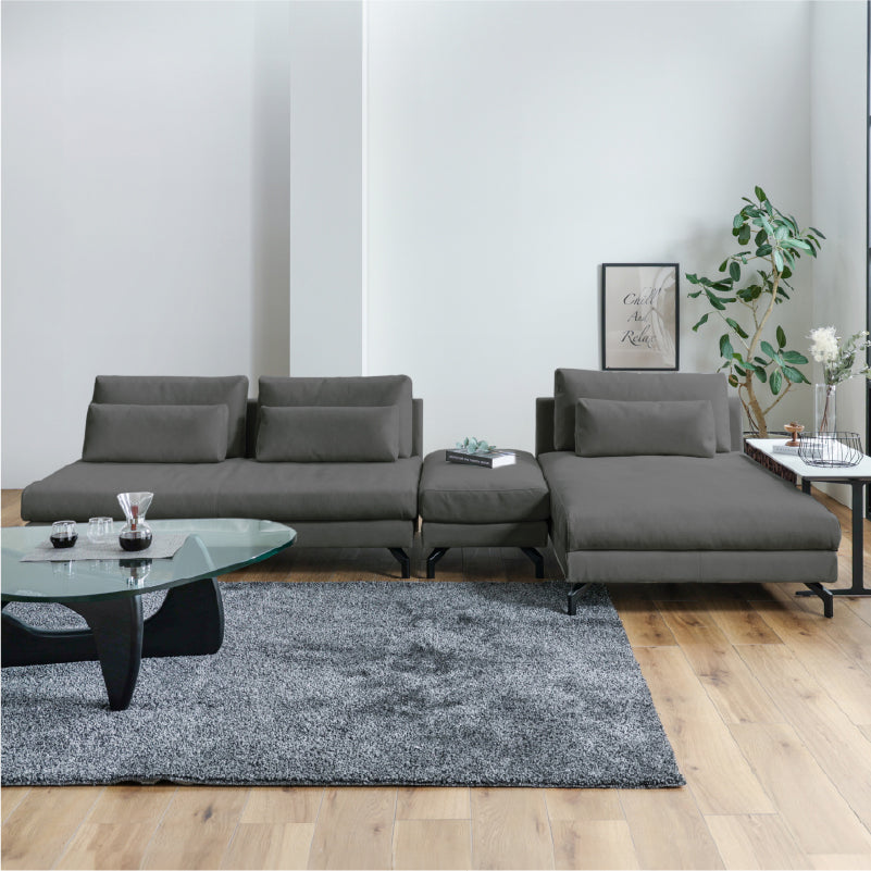 グラシエーロ 2人掛けソファ 幅161cm