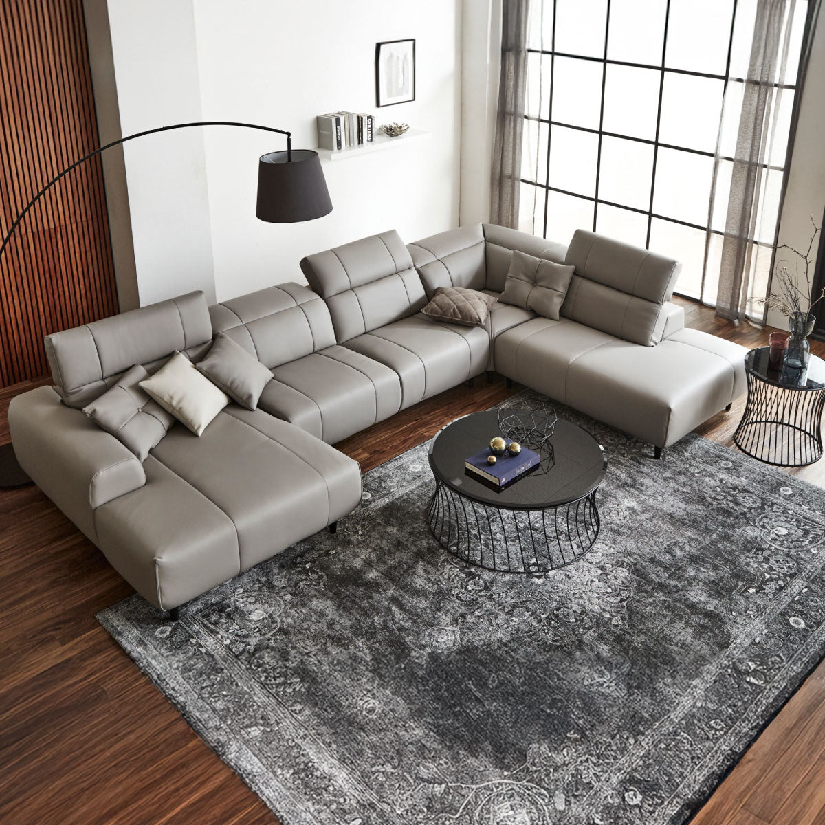 インぺリアLX 左カウチソファ 幅377cm