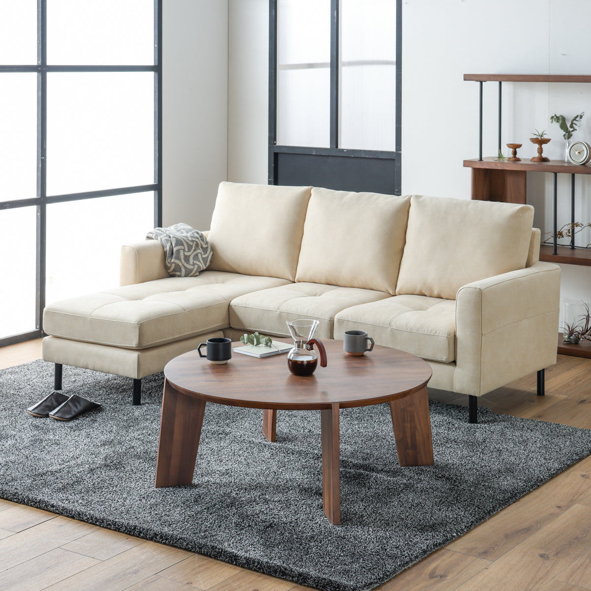 ソラン カウチソファ 幅189cm