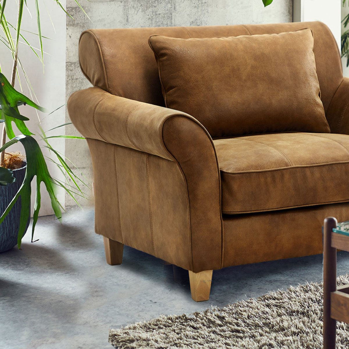 カザル 1人掛けソファ 幅110cm