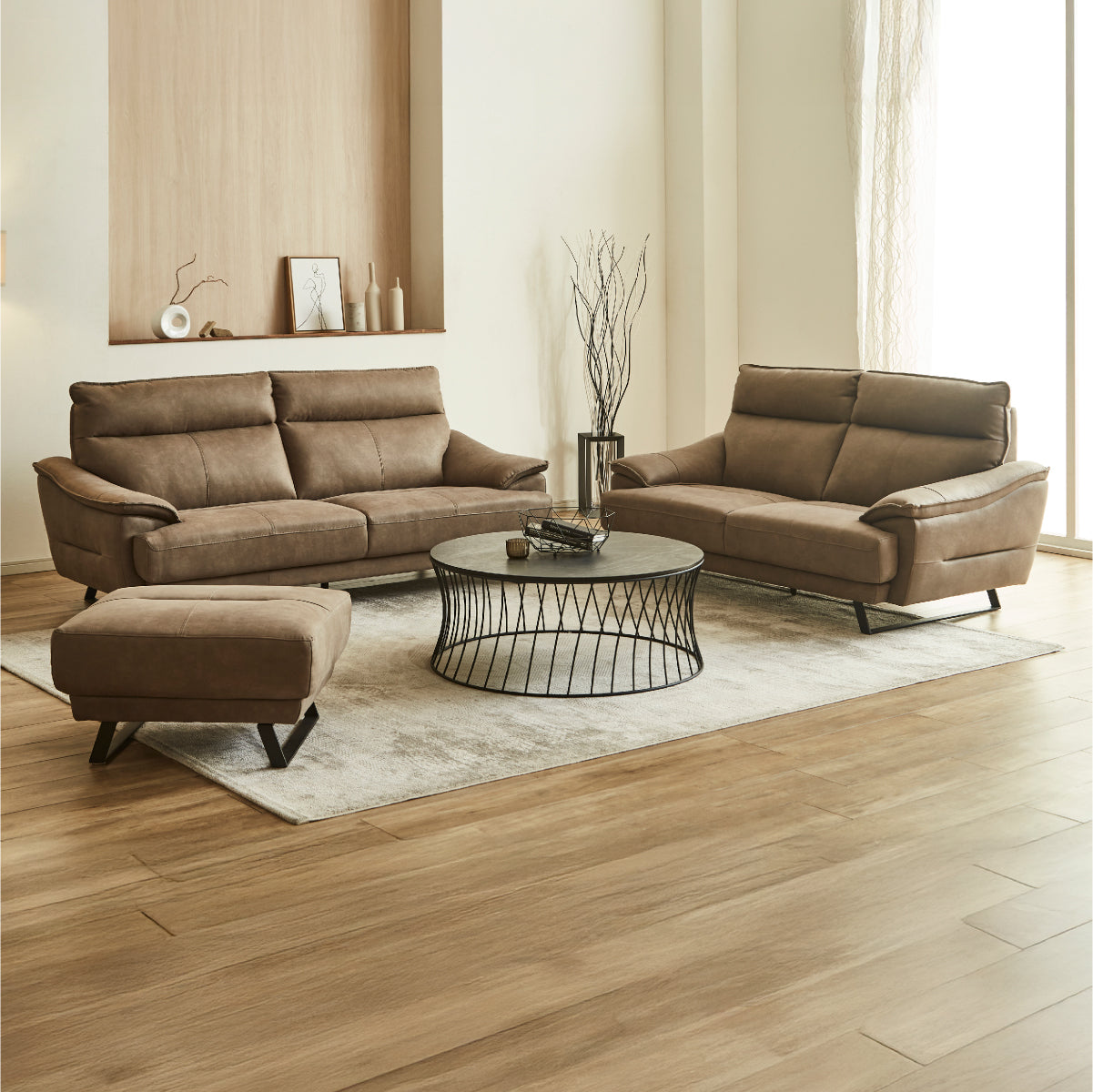 フレデリック 3人掛けソファ 幅195cm