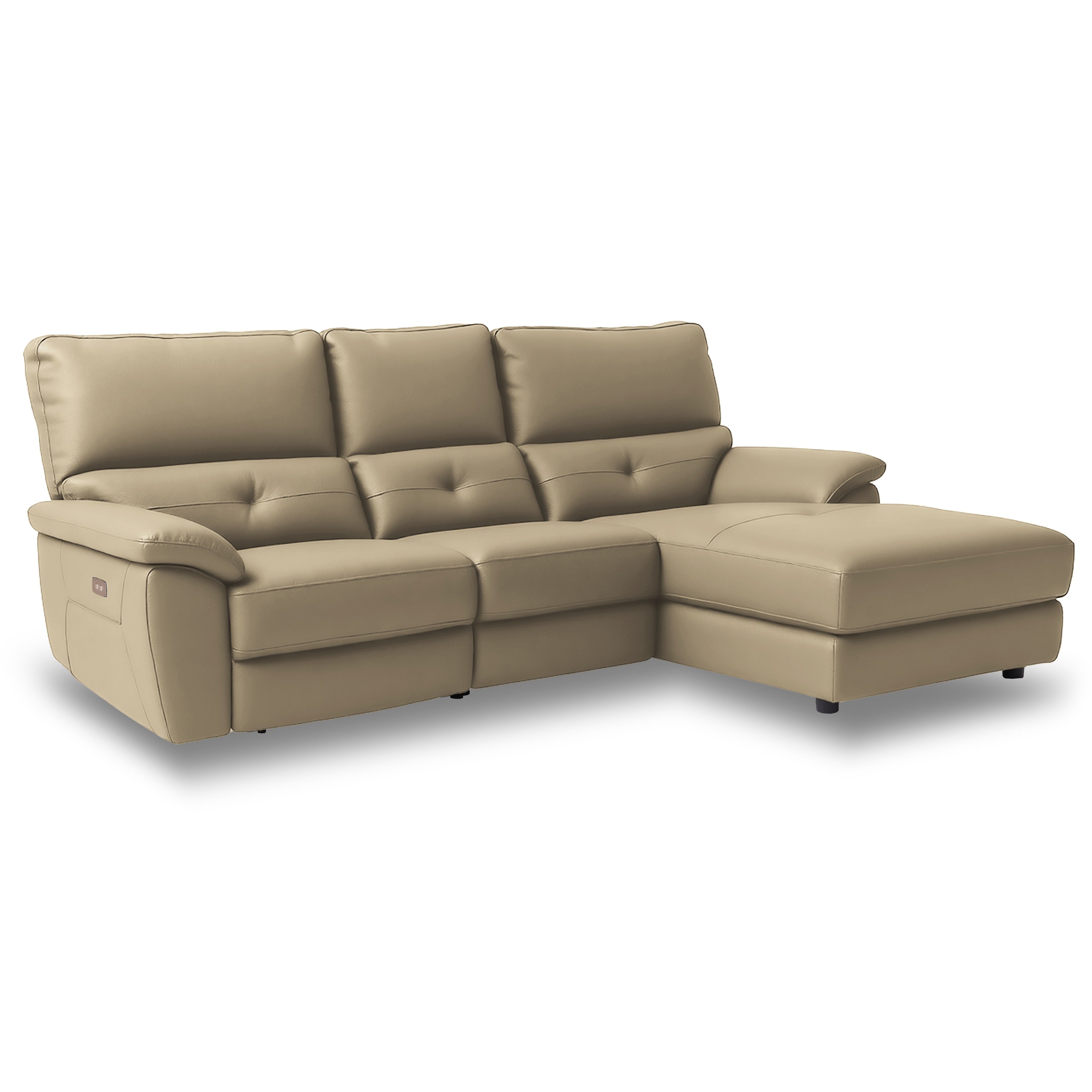 ドラゴ 左電動カウチソファ 幅242cm