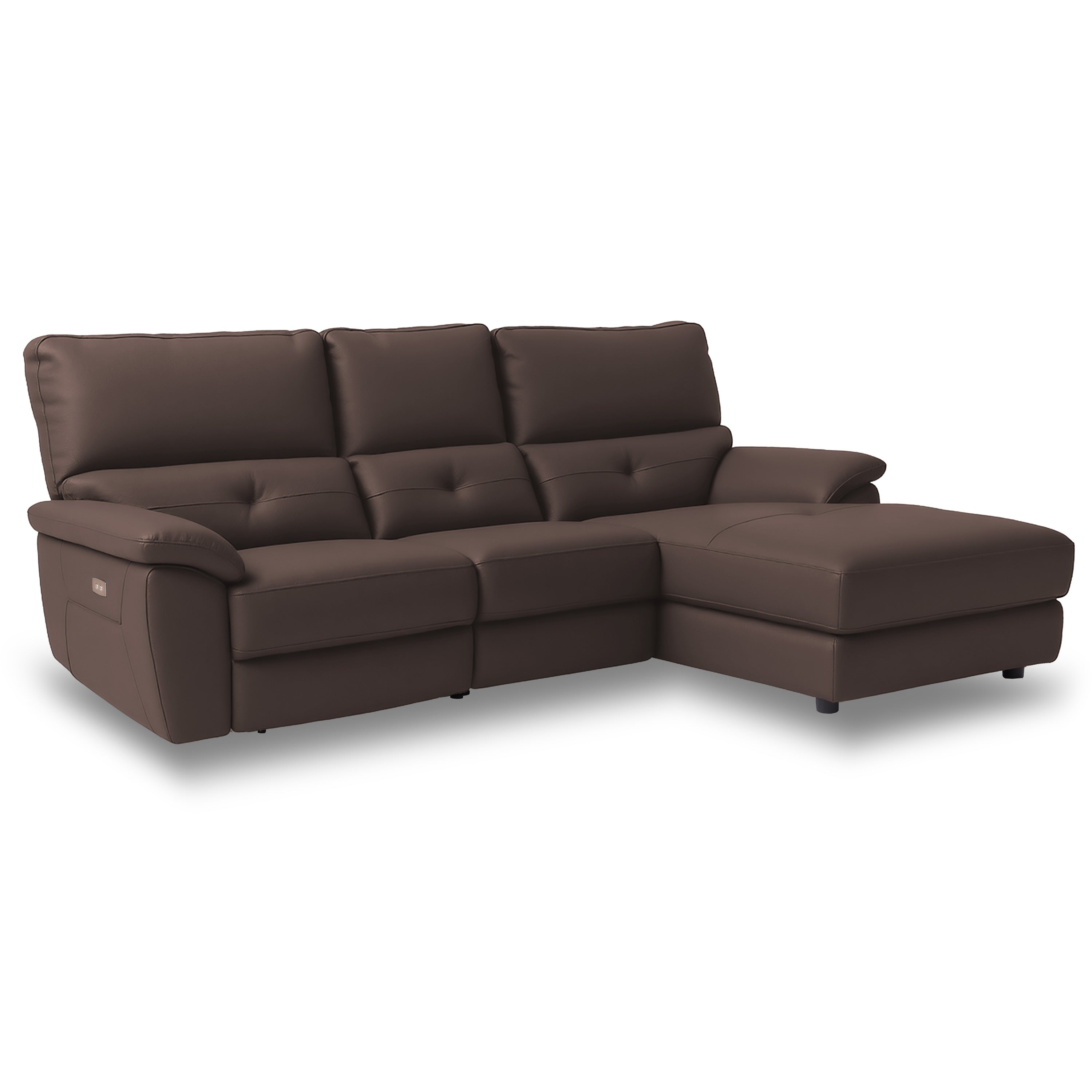 ドラゴ 左電動カウチソファ 幅242cm