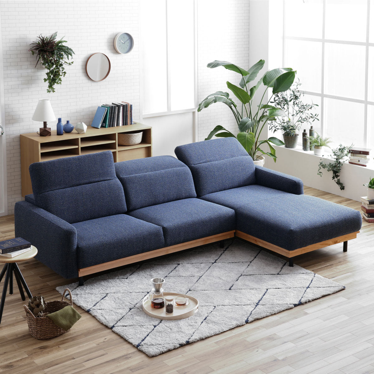 【別注】バレンナ 左カウチソファ 幅284cm