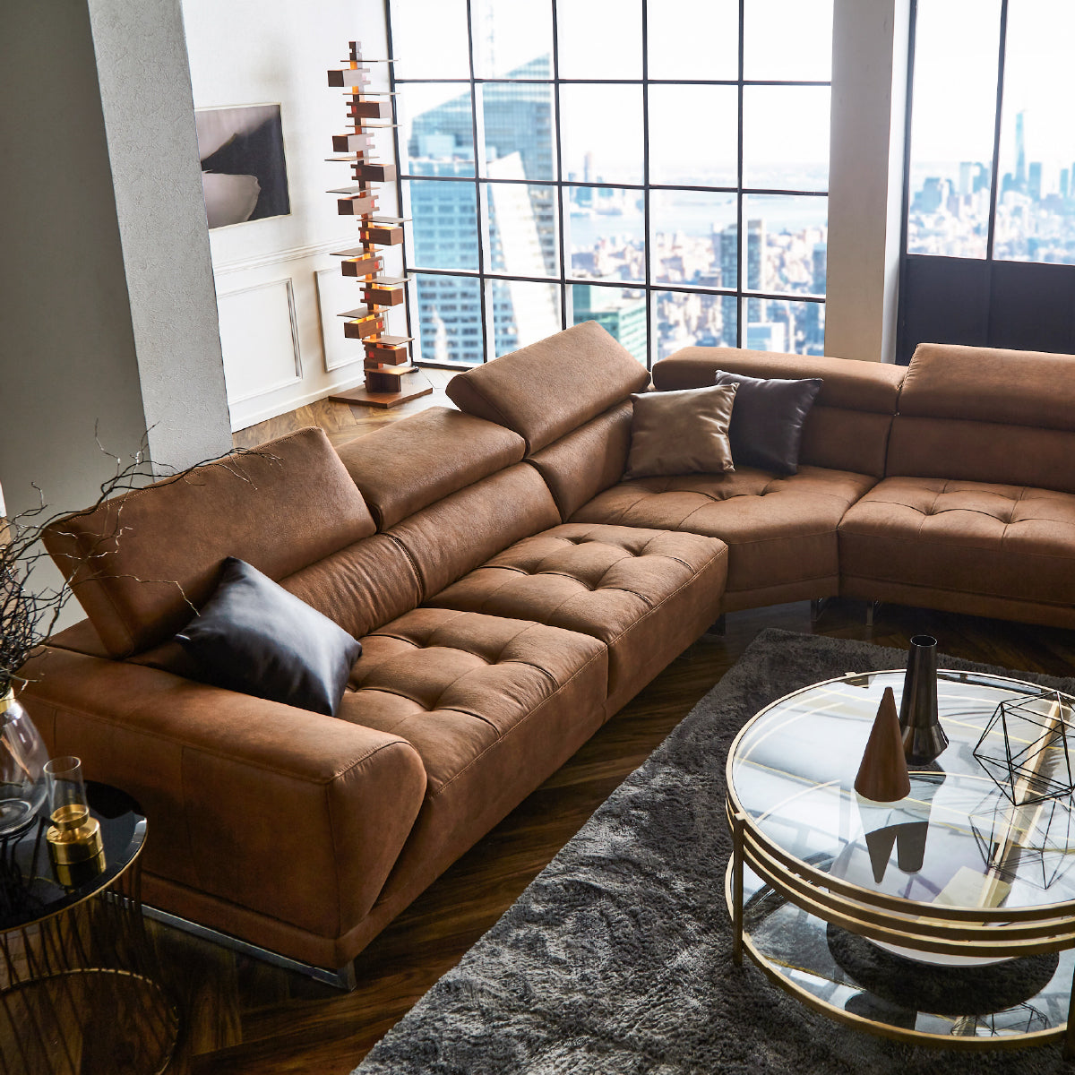 ゼウス コーナーソファ 幅319cm