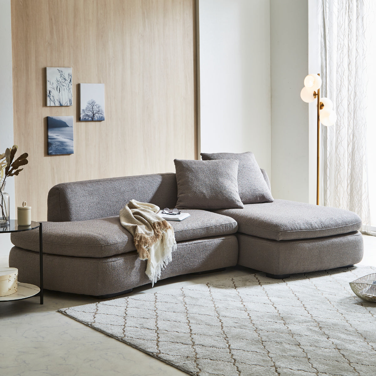 ペルネルⅡ カウチソファ 幅245cm