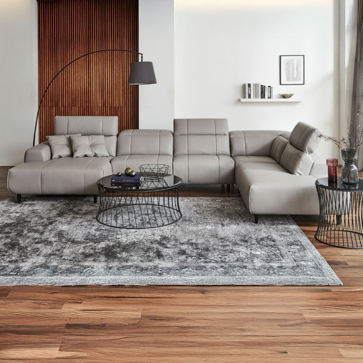 インぺリアLX 左カウチソファ 幅377cm