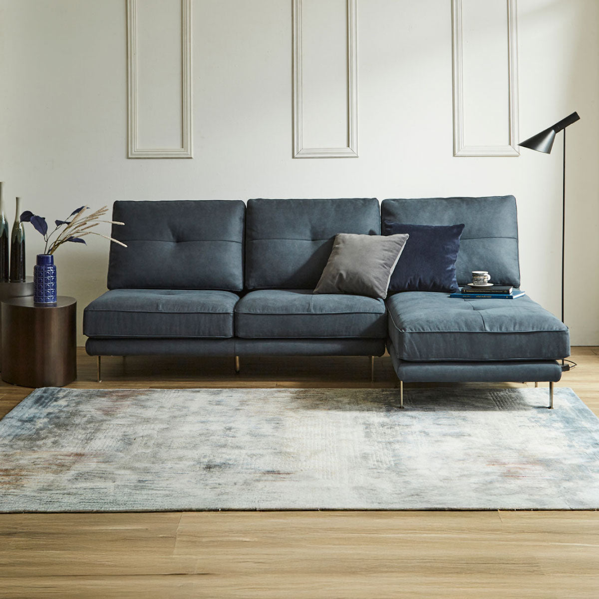 マリエッタ カウチソファ 幅219cm