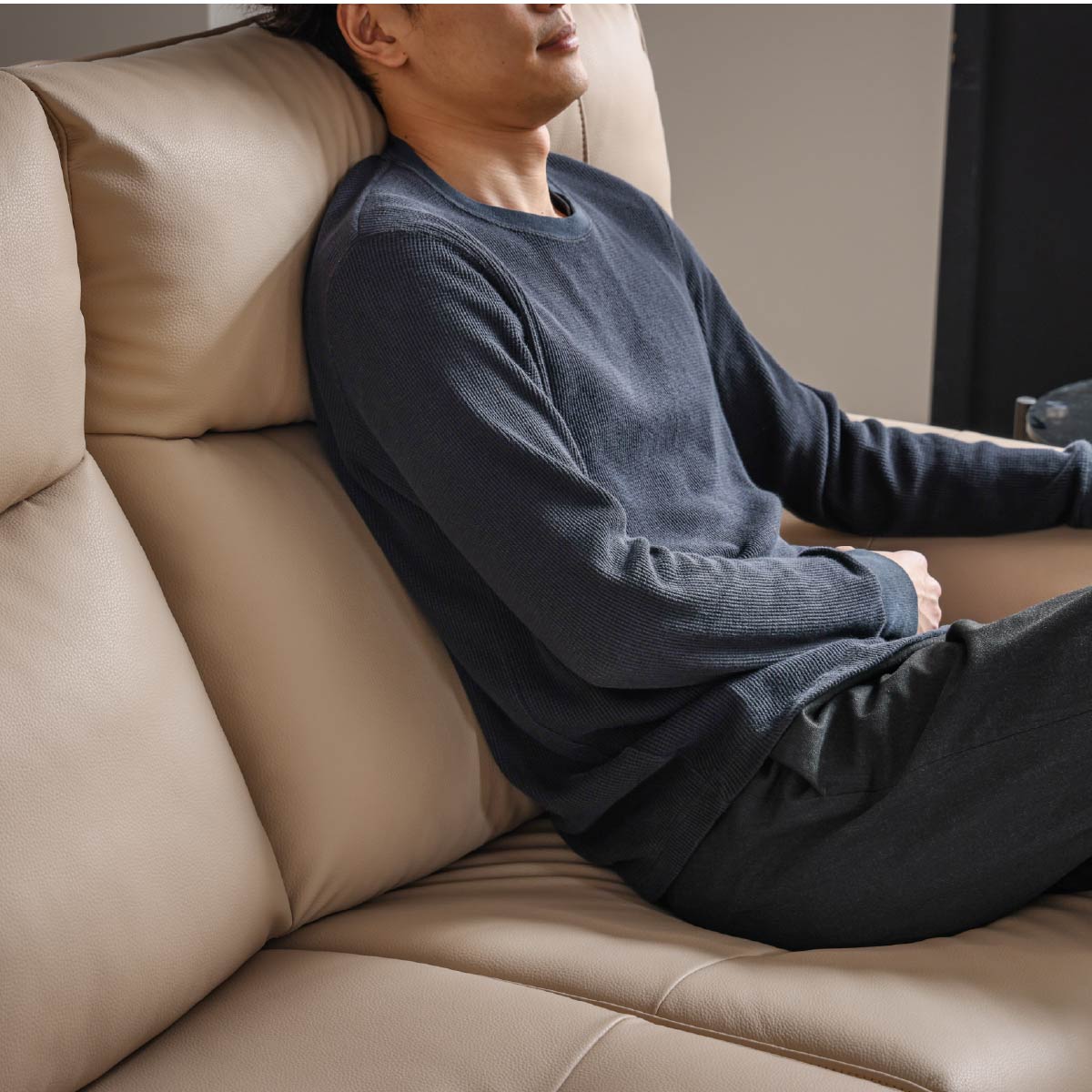 ルーシェ 2人掛けソファ 幅158cm レザーテックス