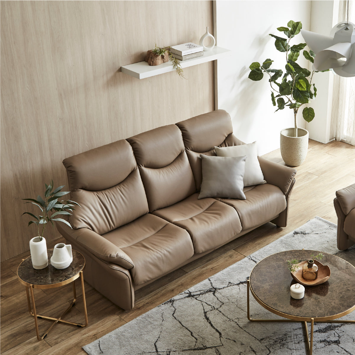 モナート 3人掛けソファ 幅198cm