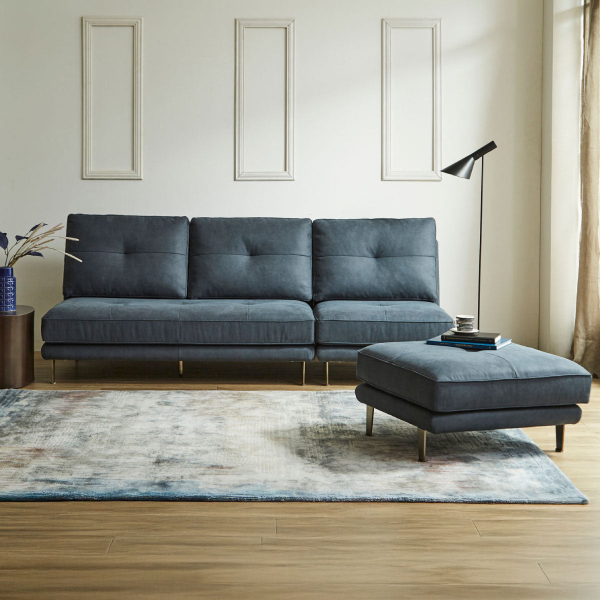 マリエッタ カウチソファ 幅219cm