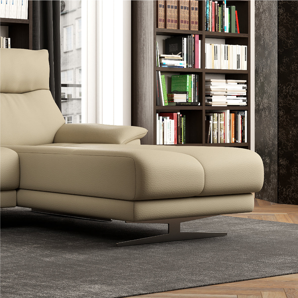 ライベラA ステン脚 カウチソファ