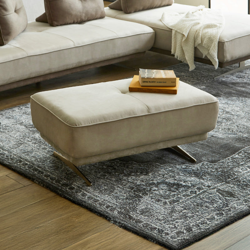 アルフレード オットマンスモール ペールゴールド脚