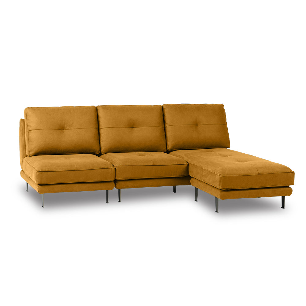 マリエッタ カウチソファ 幅219cm