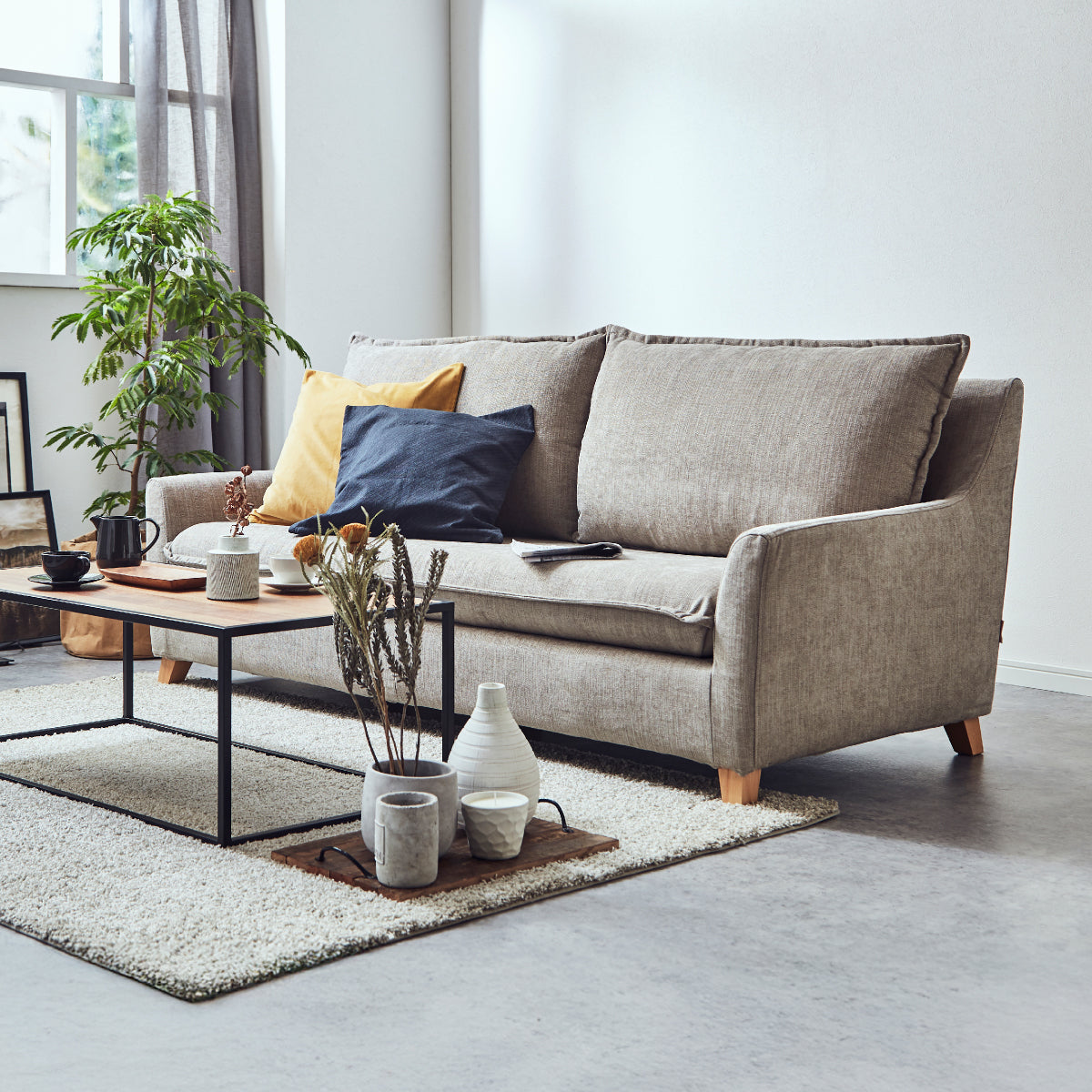 サボン 3人掛けソファ 幅188cm